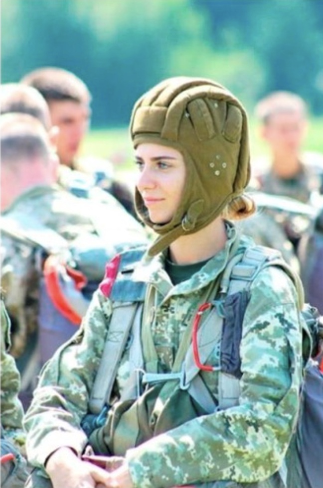 Ukrainian Female Paratrooper.